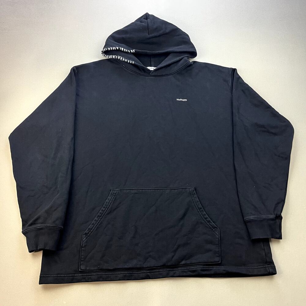 Madhappy Black Pullover Hoodie with Subtle Logo